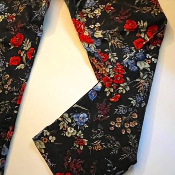 H&M Floral Jeans - Size 14 - Picture 2 of 4